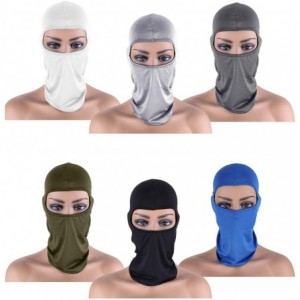Balaclavas 6 Pieces UV Sun Protection Balaclava Full Face Mask Winter Windproof Ski Mask for Outdoor Motorcycle Cycling - CO1...