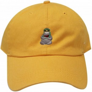 Baseball Caps Sloth Cotton Baseball Dad Caps - Mango - C71846IIOQ2 $28.02