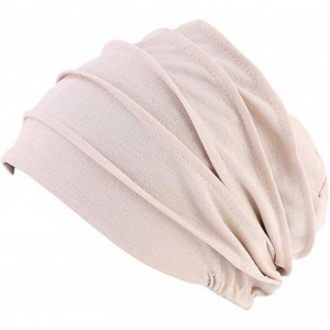 Skullies & Beanies Women Chemo Hat Beanie Flower Headscarf Turban Headwear for Cancer - 2b69-polyester-beige - CB18SGGOYTN $1...