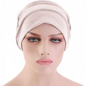 Skullies & Beanies Women Chemo Hat Beanie Flower Headscarf Turban Headwear for Cancer - 2b69-polyester-beige - CB18SGGOYTN $2...