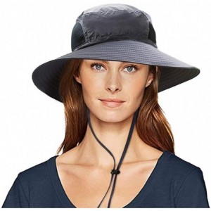 Sun Hats Bonnie Sun Hats for Women Men Waterproof UV Protection Wide Brim Hat Fishing - Darkgrey - CW196OTGWNX $23.90