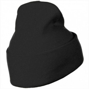 Skullies & Beanies Ba-Ku-Gou Outdoor Hat Knitted Hat Warm Beanie Caps for Men Women - Black - CZ18Q9D0DUN $34.67