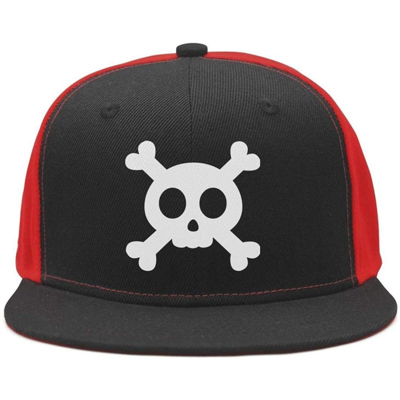 Baseball Caps Skull and Crossbone Pirate Flag Women Men Plain Caps Cool Hat - White Skull and - CU18HTZTAW0 $27.95