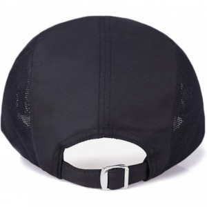 Baseball Caps Baseball Cap Quick Dry Mesh Back Cooling Sun Hats Sports Caps for Golf Cycling Running Fishing - A-black-m/L - ...