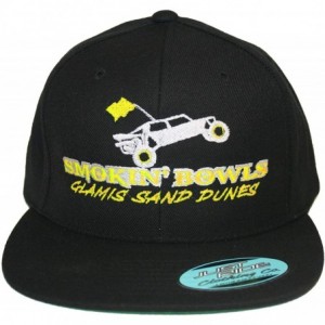 Baseball Caps Glamis Sand Dunes Smokin Bowls Hat Cap Flat Bill Snapback - Yellow - CZ12MZ1I6MB $58.25