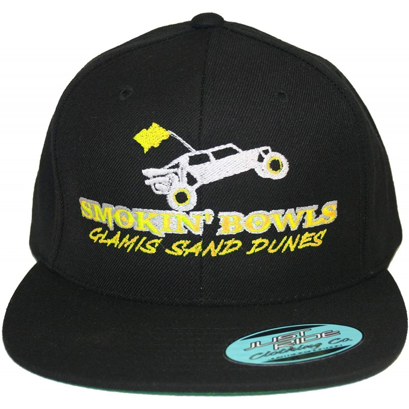 Baseball Caps Glamis Sand Dunes Smokin Bowls Hat Cap Flat Bill Snapback - Yellow - CZ12MZ1I6MB $52.95