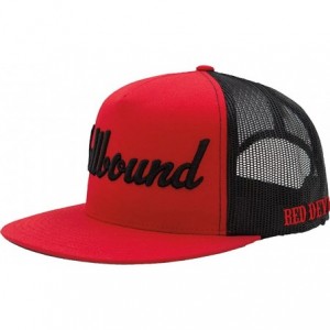 Baseball Caps Hellbound Trucker Hat Red/Black - CF1894NZAX4 $69.74