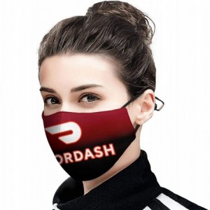 Balaclavas DoorDash- Women Men Adjustable Earloops Reusable Mouth Cover for Aduit - Black-162 - CM198723WT5 $14.82