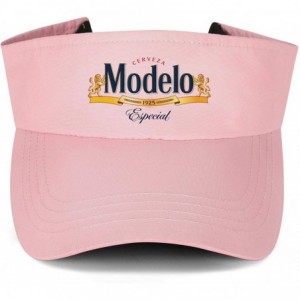 Visors Sports Visor Hats Michelob-Ultra- Men Women Sport Sun Visor One Size Adjustable Cap - Pink-16 - CO18WCDN7A8 $31.85
