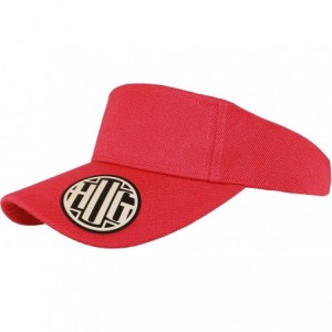 Baseball Caps Premium Plain SunVisor Baseball Golf Fishing Tennis Cap Hat Adjustable Unisex - Hot Pink - CO1889WLN29 $18.23