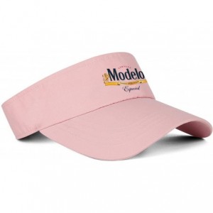 Visors Sports Visor Hats Michelob-Ultra- Men Women Sport Sun Visor One Size Adjustable Cap - Pink-16 - CO18WCDN7A8 $31.85