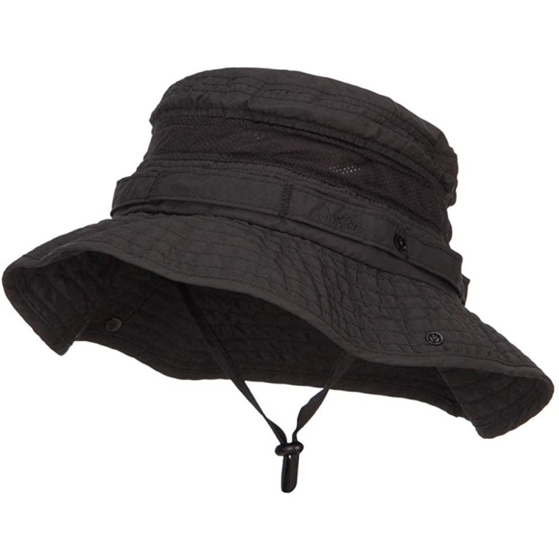Sun Hats Big Size Talson UV Boonie Hat - Black - C512OCZMHIR $28.45