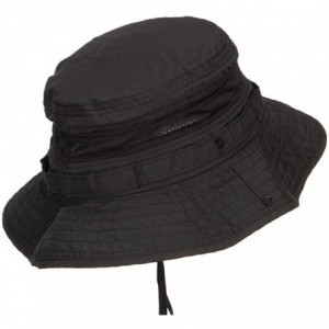 Sun Hats Big Size Talson UV Boonie Hat - Black - C512OCZMHIR $74.68