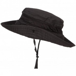 Sun Hats Big Size Talson UV Boonie Hat - Black - C512OCZMHIR $74.68