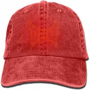 Baseball Caps Men's Tap Out Pattern Hip Hop Sports Baseball Cap Adjustable Hat Party Headgear - Red - CJ185Q6XZK4 $32.63