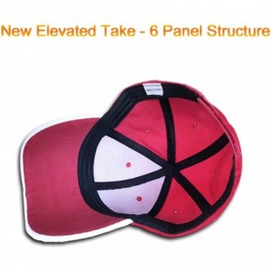 Baseball Caps Christmas Baseball Cap- Hip Hop Hat- Fashionable Xmas Party Cap- Adjustable Snapback Cap for Men&Women- Red - C...