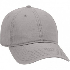 Sun Hats 6 Panel Low Profile Garment Washed Superior Cotton Twill - Gray - CF12IVB8ZSP $24.33