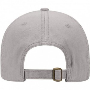 Sun Hats 6 Panel Low Profile Garment Washed Superior Cotton Twill - Gray - CF12IVB8ZSP $21.15
