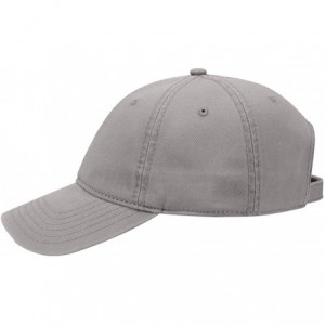 Sun Hats 6 Panel Low Profile Garment Washed Superior Cotton Twill - Gray - CF12IVB8ZSP $9.27