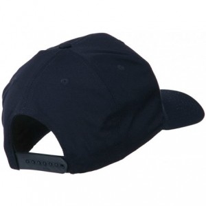 Baseball Caps Security Letter Embroidered High Profile Cap - Navy - CZ11MJ42V45 $17.77