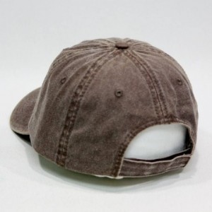 Baseball Caps Vintage Washed Cotton Twill Adjustable Dad Hat Baseball Cap - 39 - CL12KP99GGB $25.30