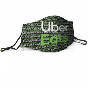 Balaclavas Uber Eats Gray Camouflage Logo Adjustable Earloops Reusable Cosplayl - Uber Eats-9 - CG1982MHOAM $33.10