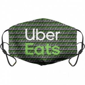 Balaclavas Uber Eats Gray Camouflage Logo Adjustable Earloops Reusable Cosplayl - Uber Eats-9 - CG1982MHOAM $15.24