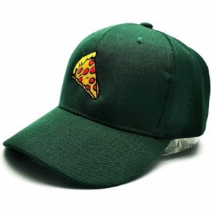 Baseball Caps Pepperoni Pizza Embroidered Dad Hat Adjustable Cotton Cap Baseball Cap for Men and Women - Green Style 1 - CX18...