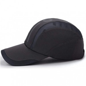Baseball Caps Quick Dry Sports Cap Unisex Sun Hat Summer UV Protection Outdoor Cap - Black - CM18T9UG7NL $18.91