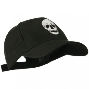 Baseball Caps Halloween Skeleton Skull Embroidered Cap - Black - C311GZAKOK1 $52.07