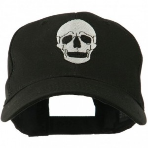 Baseball Caps Halloween Skeleton Skull Embroidered Cap - Black - C311GZAKOK1 $52.07