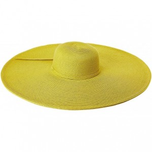 Sun Hats Women's Ultrabraid X Large Brim Hat - Citron - CH1160BIL5B $69.08