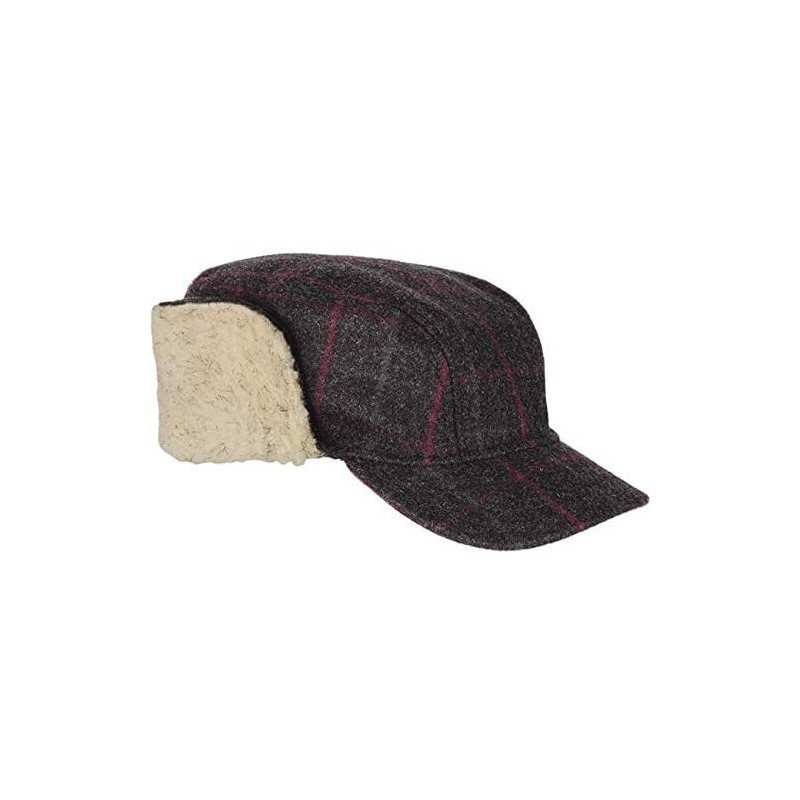 Baseball Caps Bergland Cap - Men's Winter Guide Hat with Ear Flaps - Adirondack - C212NZ65YLO $77.64