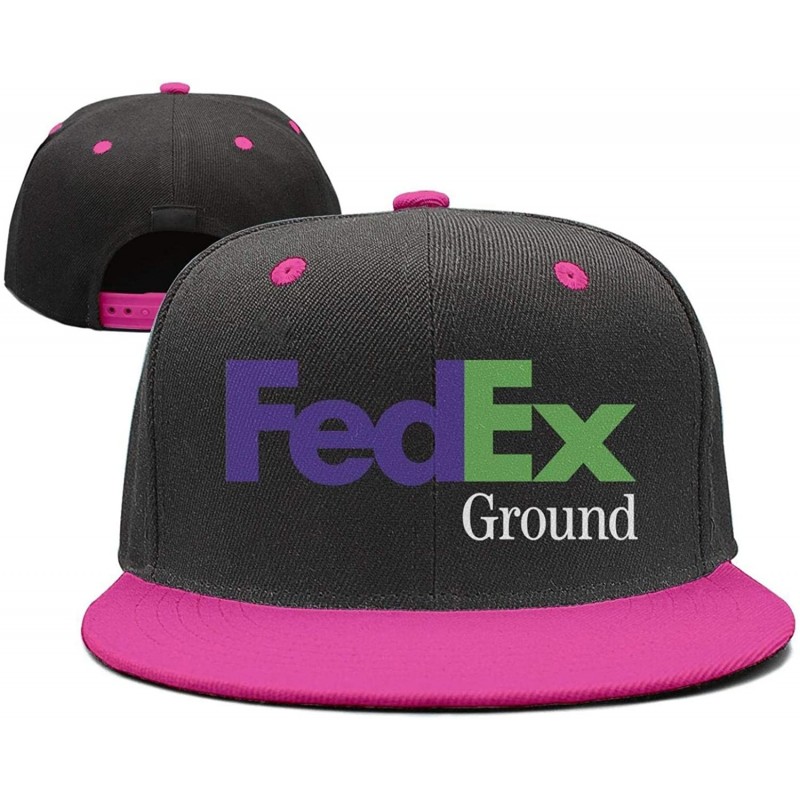 Baseball Caps Mens Womens Printing Adjustable Meshback Hat - Rose-red - CK18N9RHDSA $41.30