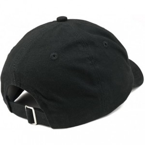 Baseball Caps Don't Embroidered Brushed Cotton Adjustable Cap Dad Hat - Black - CE12MS0CFUJ $37.07