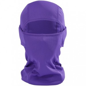 Balaclavas Balaclava Ski Mask - Face Cover for Cold Weather - Purple - CG12N0B5HZ2 $24.17