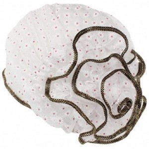 Skullies & Beanies Cancer Chemo Hat Flower Beanie Scarf Ethnic Cloth Print Turban Bonnet India Hat Handwear - A---white - CU1...