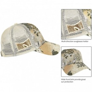 Baseball Caps Men's Hunting Fishing Hat Camo Series Adjustable Mesh Ball Cap 3D Embroidered - 1 Game Guard - CI18OM77O2D $30.61