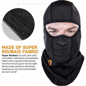 Balaclavas Full Face Mask Premium Ski Mask and Neck Warmer for Motorcycle and Cycling- (1 Pack- Black) - Black - C311QR3BYND ...