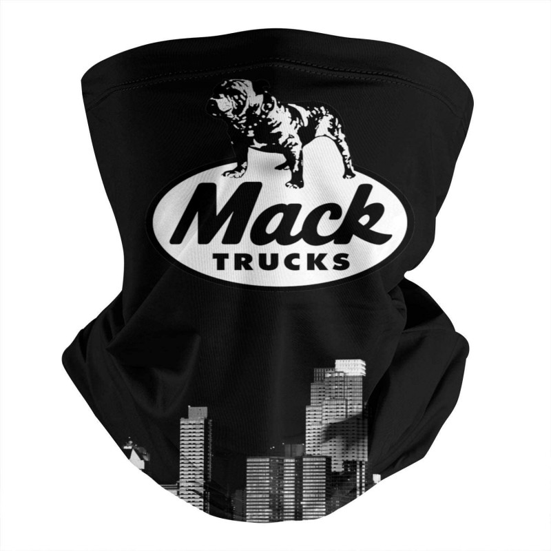 Balaclavas Mens Womens Mack-Trucks-Symbol-Logo-Neck Gaiter Multifunctional Face Cover Reusable - White-163 - C119853YX6N $28.66