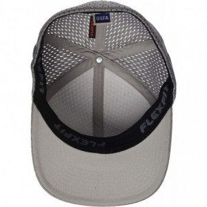 Baseball Caps Athletic Mesh Stretchable Sports Cap - Grey - CE1274QPEDH $86.85