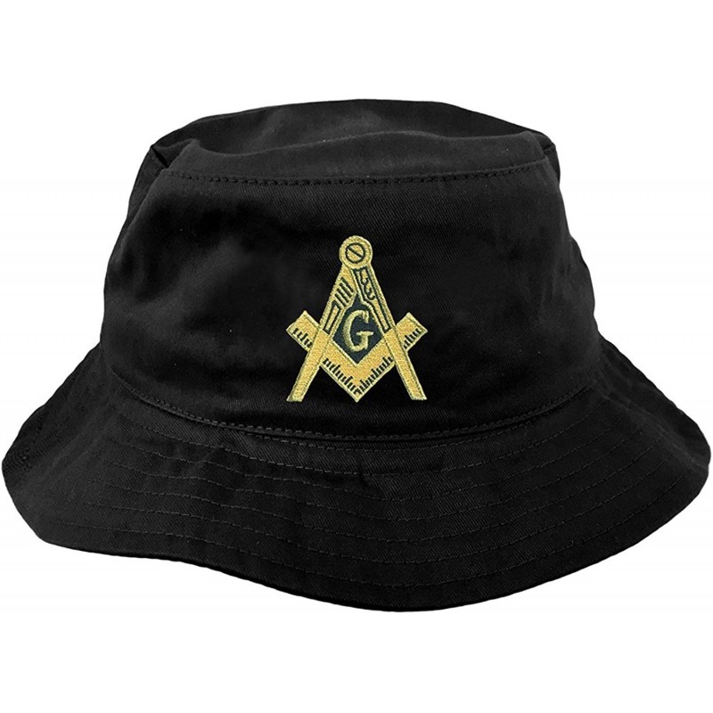 Skullies & Beanies Masonic Mens Floppy Hat - Black - CK129W9B28P $55.55