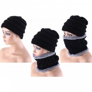 Skullies & Beanies 5 Pieces Winter Warm Set- Includes Winter Beanie Hat Circle Scarf Outdoor Warmer Gloves and Ear Warmer - B...