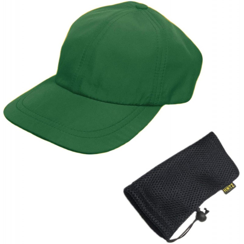 Sun Hats Tactical Cap - Folding Outdoor Hat w/Bag - Travel Military - Green Microfiber - C418KM4UTMN $31.48