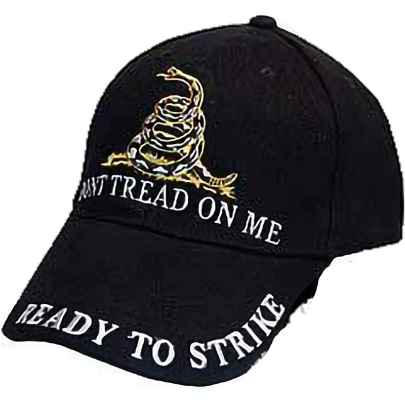 Baseball Caps DONT TREAD ON ME - READY TO STRIKE - LIBERTY OR DEALTH Hat - CE17YAM2N46 $10.44