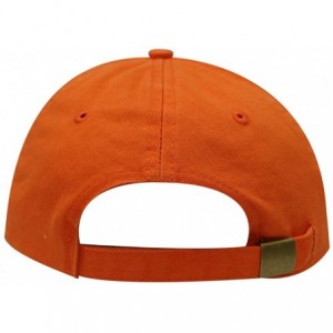 Baseball Caps Fall Leaves Cotton Baseball Dad Caps - Multi Colors - Orange - CJ18IZ890HD $22.97