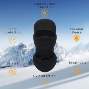 Balaclavas Balaclava Ski Mask Warm Face Mask for Cold Weather Winter Skiing Snowboarding Motorcycling Ice Fishing Men - C618X...
