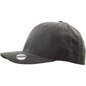 Baseball Caps Blank Stretch Mesh Back Cotton Twill Fitted Hat Spandex Headband - (Classic) Dark Gray - C817XWDMYQ6 $26.75
