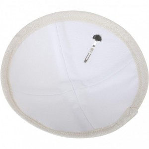 Skullies & Beanies Linen Kippah Hat for Men & Kids -Beautifully- Breathable- Comfy- Soft- Yamaka Kippa -for Celebrating- (Bei...