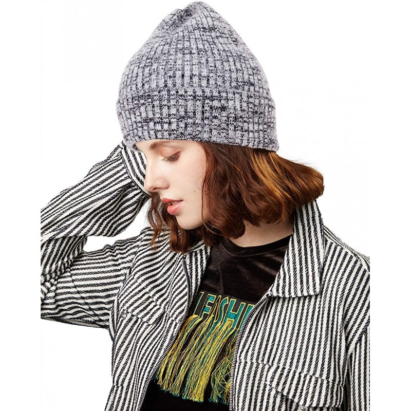 Heather Knit Beanie for Women & Men - Thick Soft Warm Winter Hat ...